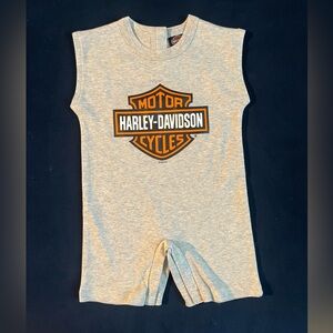 Harley-Davidson Gray One Piece with Orange Logo